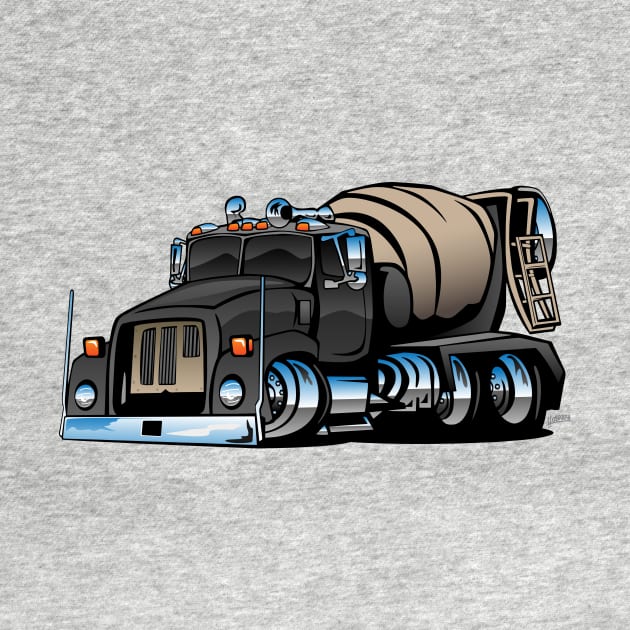 Cement Mixer Truck by hobrath